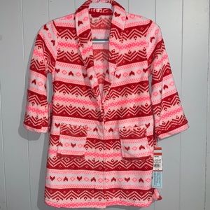 Cat & Jack Girls Barely Blush Opaque Bathrobe